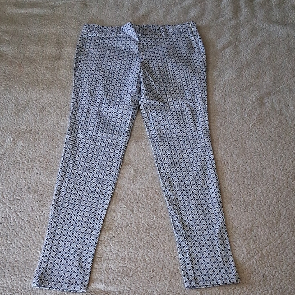 Joie Monochrome Patterned Skinny Pants New
